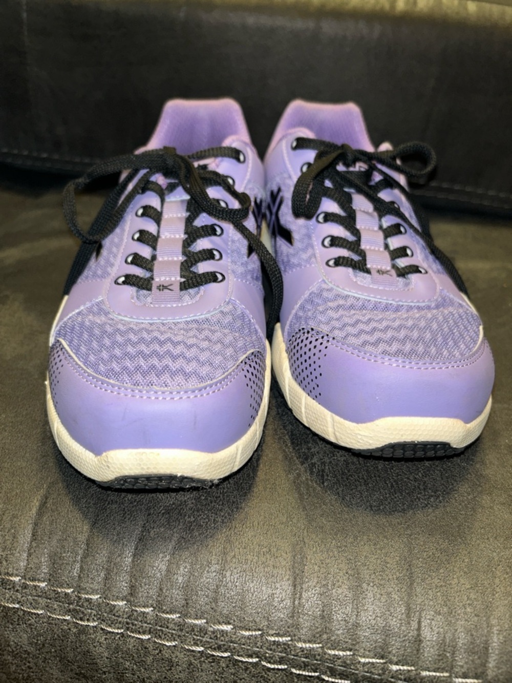 Kuru Quantum 2 Lavender Black Athletic Comfort Ergonomic Sneakers Women’s 10 - Picture 2 of 16